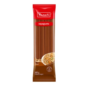 MACARRAO INTEGRAL PARATI 500G ESPAGUETE