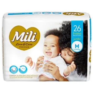FRALDA DESC MILI LOVECARE JUMBO M C26