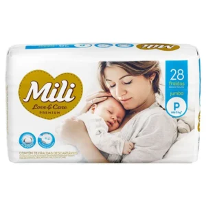 FRALDA DESC MILI LOVECARE JUMBO P C28