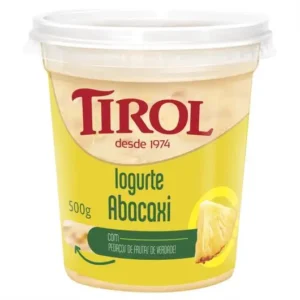 IOGURTE TIROL 500GR C/ FRUTAS ABACAXI