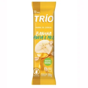 BARRA CEREAL TRIO 20G BANANA AVEIA MEL