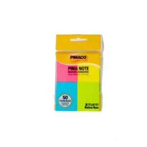 BLOCO RECADO AUTOADESIVO SORTIDOS 38X51MM 50FL