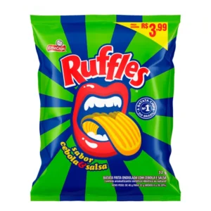 SALG ELMA CHIPS RUFFLES 32G CEBOLA SALSA