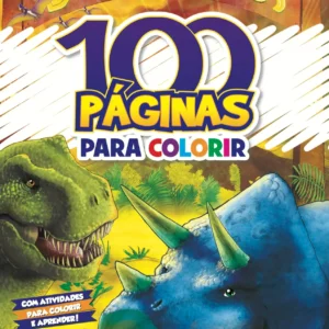 LIVRO INFANTIL COLORIR DINOSSAUROS 100PG