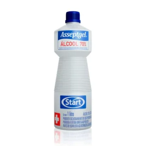 ALCOOL LIQUIDO ASSEPTGEL START 70INPM 1L