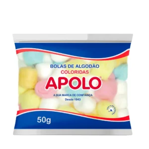 ALGODAO APOLO BOLA COLORIDO 50G