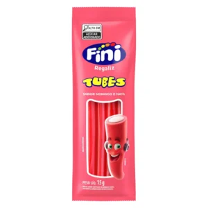 BALA FINI TUBES 15G MORANGO