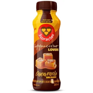 BEB LACTEA 3CORACOES CAPPUCCINO 260ML CARAMELO SALGADO