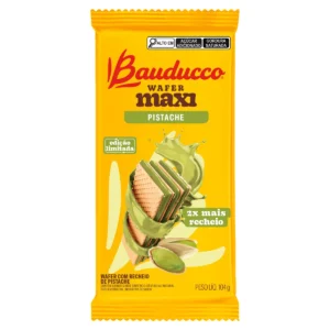 BISCOITO WAFER BAUDUCCO 104G MAXI PISTACHE