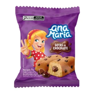 BOLINHO ANA MARIA 70G GOTAS CHOCOLATE