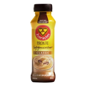 BEB LACTEA 3CORACOES CAPPUCCINO 260ML CLASSIC