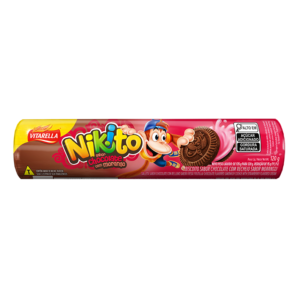 BISC RECH NIKITO 120G CHOC MORANGO