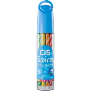 CANETA HIDROGRAFICA CIS SPIRO 12 CORES ESTOJO