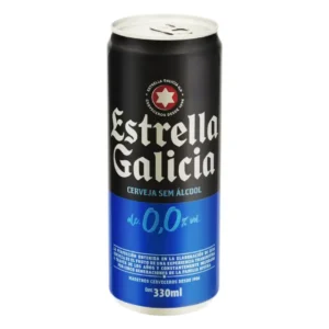 CERVEJA ESTRELLA GALICIA ZERO LATA 330ML