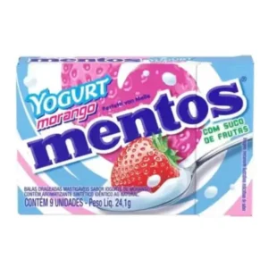 DROPS MENTOS 241G YOGURT MORANGO