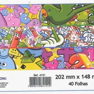 CADERNO DESENHO FORONI 40FLS