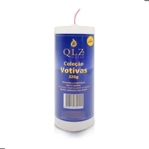 VELA BRANCA QLZ VOTIVA GROSSA 320G