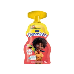 IOGURTE DANONINHO LEVAR 70G MORANGO BANANA