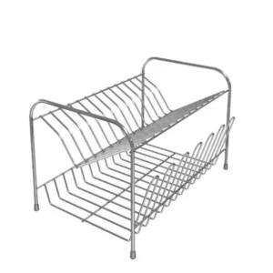 ESCORREDOR DUPLO PIA ARAMADO INOX 13 PRATOS STOLF