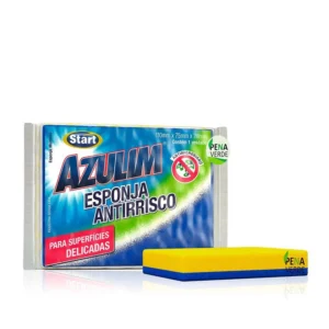 ESPONJA LAVA LOUCAS AZULIM ANTIRRISCO AZUL