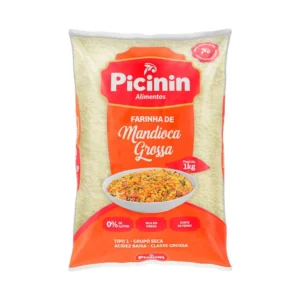 FARINHA DE MANDIOCA PICININ 1KG GROSSA