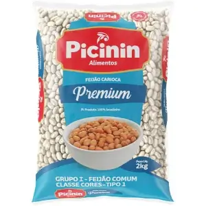 FEIJAO CARIOCA PICININ PREMIUM 2KG