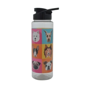 GARRAFA SQUEEZE BANDEIRANTES CACHORRO OCULOS 750ML