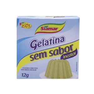 GELATINA SIAMAR 12G SEM SABOR