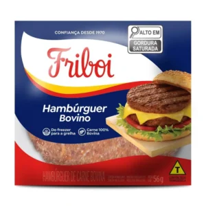 HAMBURGUER BOVINO FRIBOI 56G
