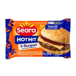 SANDUICHE SEARA HOT HIT 145G X BURGUER BARBECUE