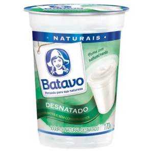 IOGURTE BATAVO NATURAL DESNATADO 170G