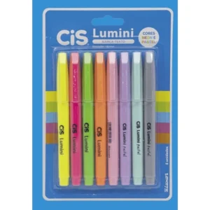 KIT CANETA MARCA TEXTO CIS LUMINI