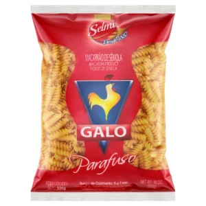 MACARRAO GALO 500G SEMOLA PARAFUSO