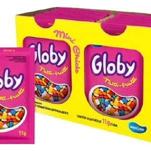 MINI CHICLE GLOBY SACHE TUTTI FRUTTI 11G