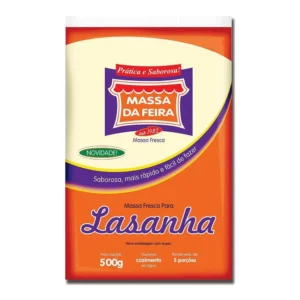MASSA LASANHA MASSA DA FEIRA 500G