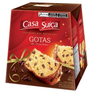 PANETONE CASA SUICA 400G GOTAS CHOCOLATE