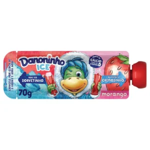 IOGURTE DANONINHO ICE 70G MORANGO POUCH