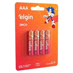 PILHA ELGIN ZINCO PALITO AAA