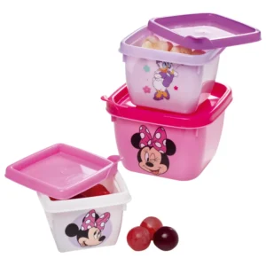 CONJ 3POTES PLASUTIL CONECT MINNIE