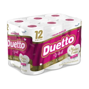 PAPEL HIG DUETTO VELVET FD 12X30M