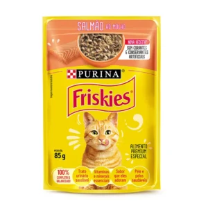 RACAO PURINA FRISKIES 85G SALMAO AO MOLHO