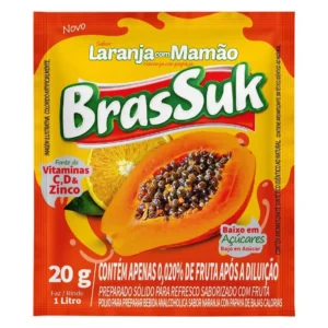 REFRESCO PO BRASSUK 20G LARANJA MAMAO