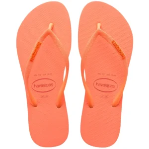 SAND HAVAIANAS SLIM GLITER NEON CORAL 356