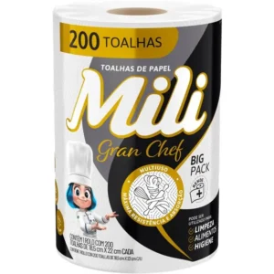 TOALHA PAPEL MILI GRAN CHEF 200FLS