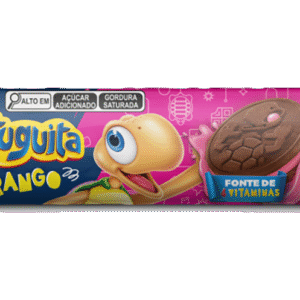 BISC RECH TORTUGUITA 120G MORANGO