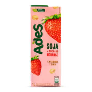 BEB SOJA ADES 1L MORANGO