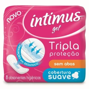 ABSORVENTE INTIMUS GEL SUAVE SEM ABAS 8UN