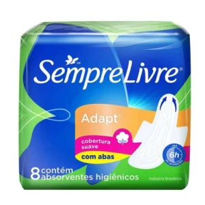 ABSORVENTE SEMPRE LIVRE ADAPT ESPECIAL COM ABAS 8UN