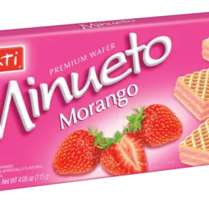 BISCOITO WAFER PARATI MINUETO 115G MORANGO