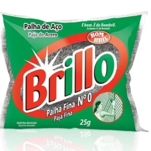 PALHA ACO BRILLO 25G N0